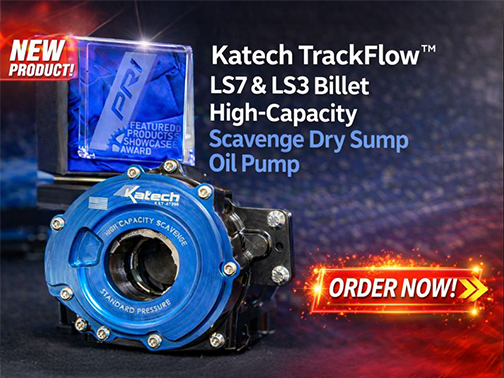 Katech TrackFlow LS7 & LS3 Billet High-Capacity Scavenge Oil Pump