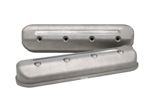 Katech - Katech Cast Aluminum Valve Covers (Gen 3/4) - Dry Sump Slotted