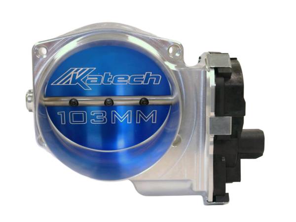 Katech LS 103MM Clear Anodized Billet Aluminum Throttle Body 