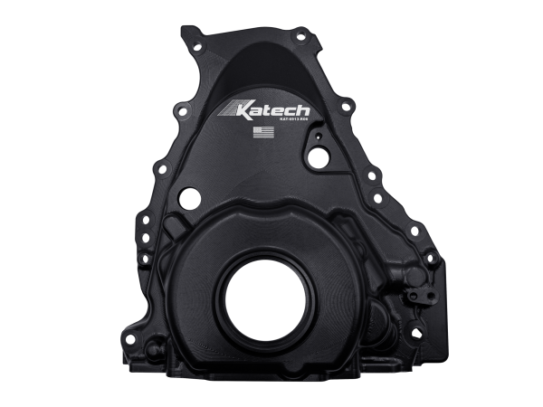 Katech Gen 5 LT Dry Sump VVT-Delete Billet Front Cover Kit | Dry Sump Oiling System