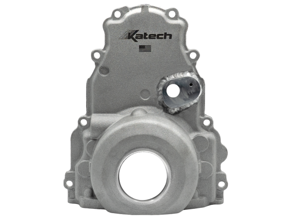 Katech RHS Raised Cam Dry Sump Front Timing Chain Cover