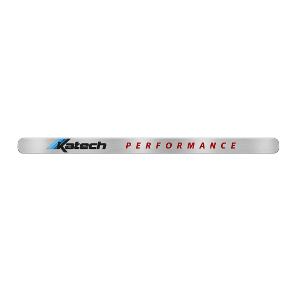 Katech Engraved Hand Painted Logo Valve Cover Inserts | Billet Aluminum