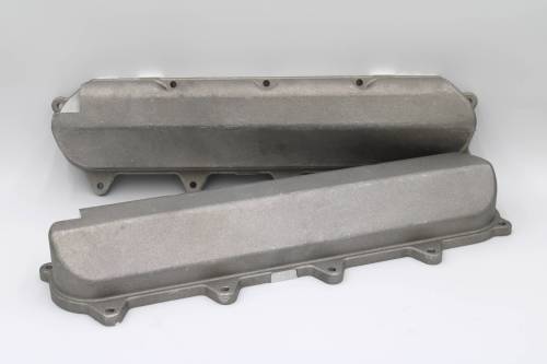 Katech - Katech Cast Aluminum Valve Covers (Gen 5) - Dry Sump, Non-Slotted