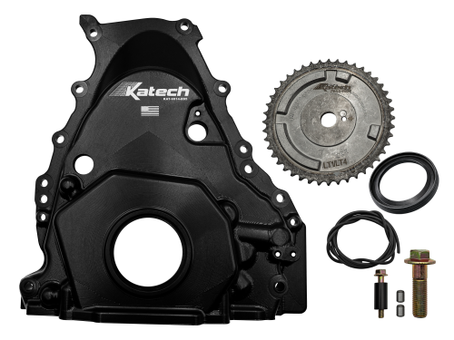 Katech Gen 5 LT VVT-Delete Billet Front Cover Kit | Wet Sump Oiling System