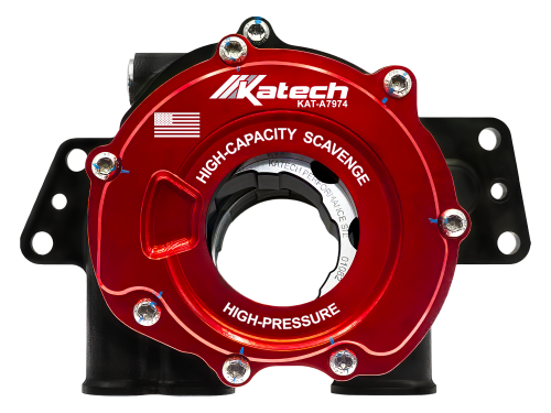 Katech TrackFlow LS9 Billet High-Capacity Scavenge High Pressure Dry Sump Oil Pump 