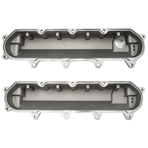 Katech GM Gen V LT Cast Aluminum Wet Sump Valve Covers | Non-Slotted with Oil Fill