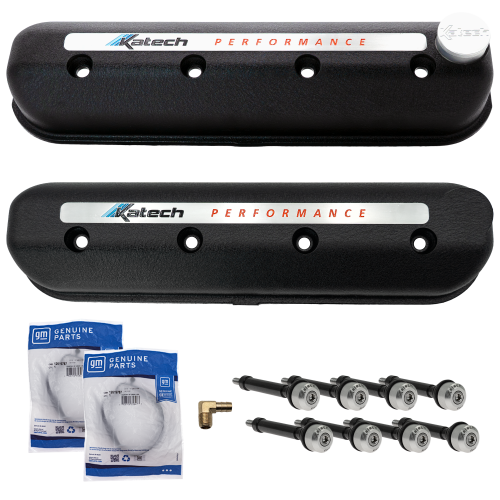 Katech Gen III & IV Wet Sump LS Valve Cover & Coil Relocation Package