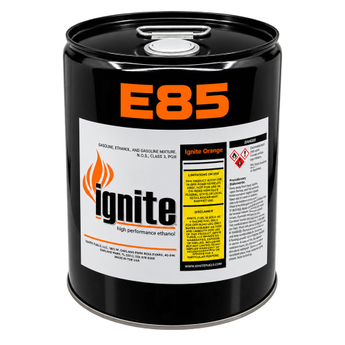 Ignite Orange (E85) Ethanol Racing Fuel | 5 Gallon Pail